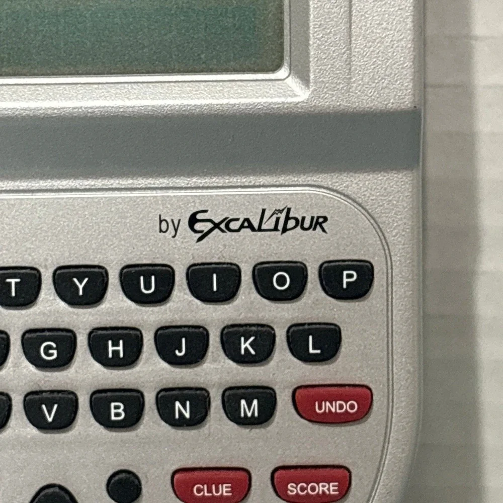 Excalibur The New York Times Touch Screen Crossword Puzzle Handheld Game - Works - Picture 5 of 9